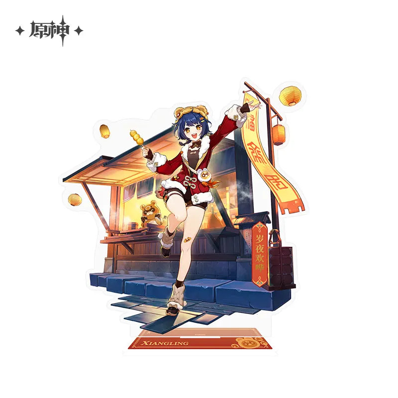 Genshin impact Teyvat Fashion Series Acrylic Standee & Badge