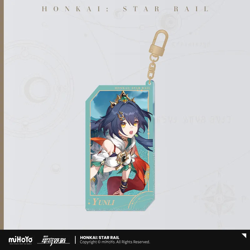 Honkai: Star Rail Star Invitation Series Reflective Quicksand Acrylic Keychain