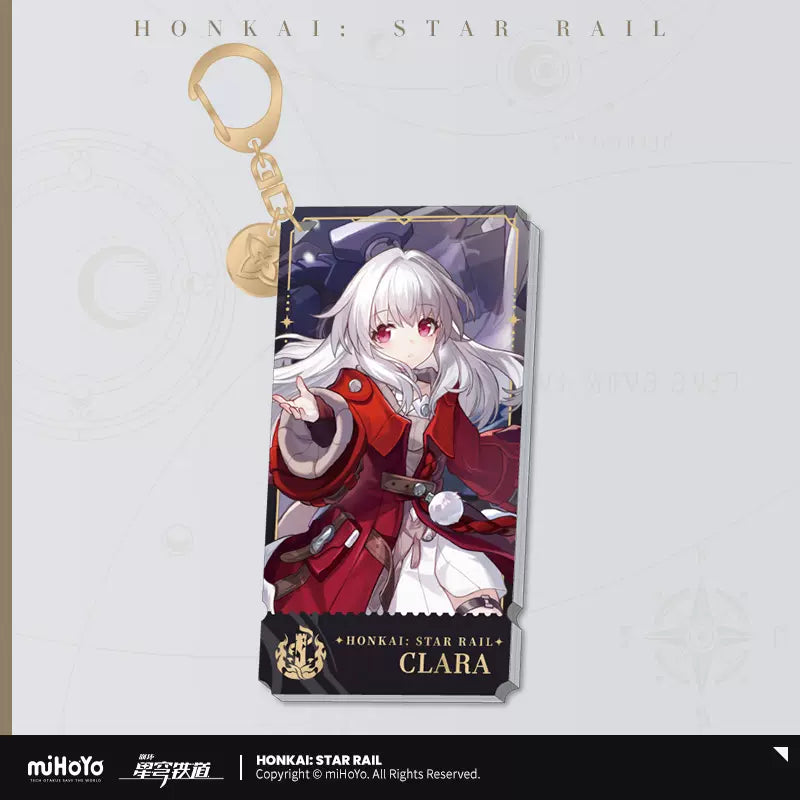 Honkai: Star Rail Destruction Path Character Art Series Acrylic Keychain
