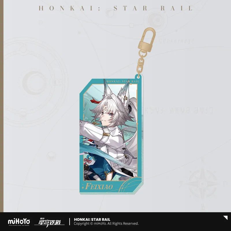 Honkai: Star Rail Star Invitation Series Reflective Quicksand Acrylic Keychain