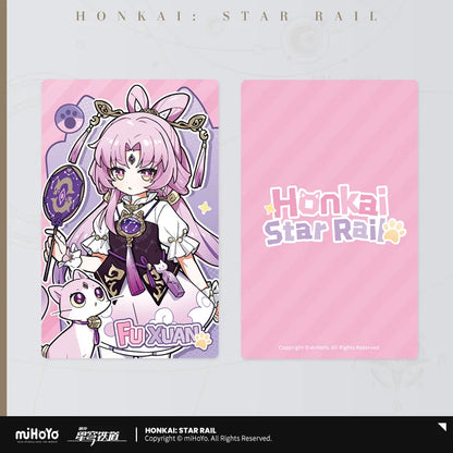 Honkai:Star Rail Tiny Cat Series Laser Ticket Card