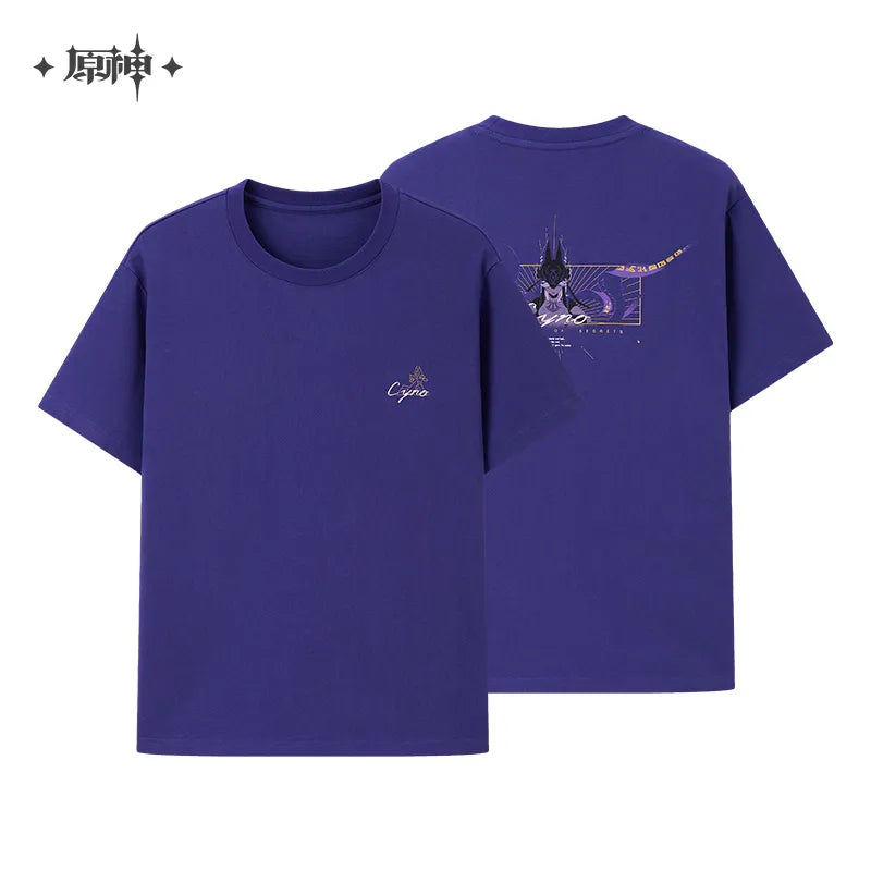 Genshin Impact Yulin and Flying Sand Series Cyno T-shirt