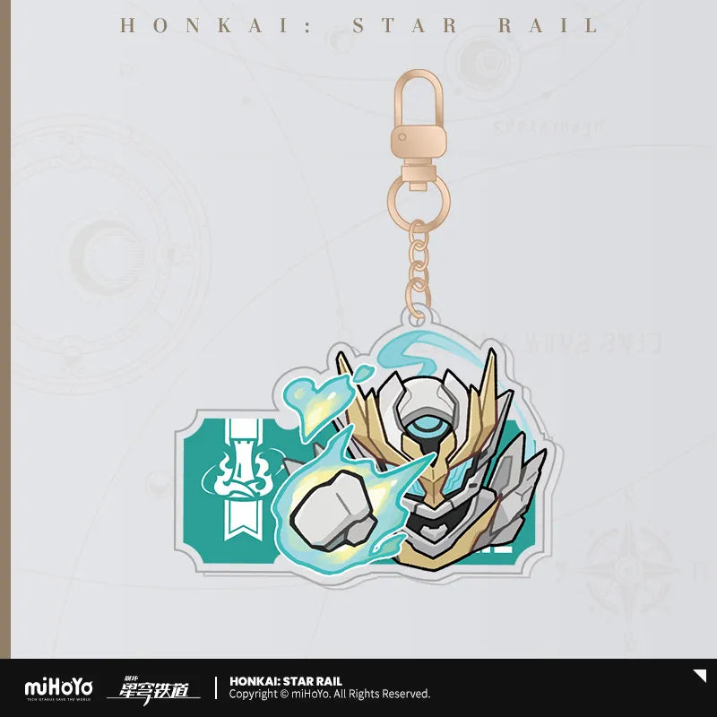 Honkai: Star Rail Pom-Pom Exhibition Hall Series Acrylic Pendant Keychain