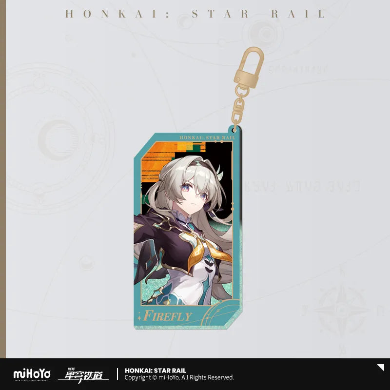 Honkai: Star Rail Star Invitation Series Reflective Quicksand Acrylic Keychain