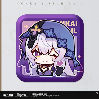 Honkai: Star Rail Pom-Pom Exhibition Hall Series Square Badge