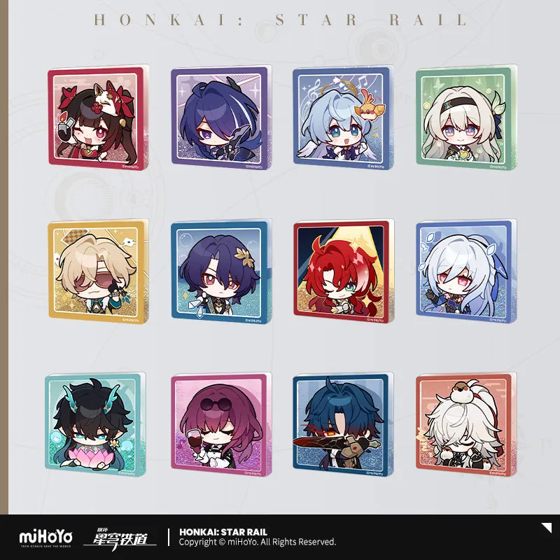 Honkai: Star Rail Pom-Pom Exhibition Hall Series Quicksand Refrigerator Magnet