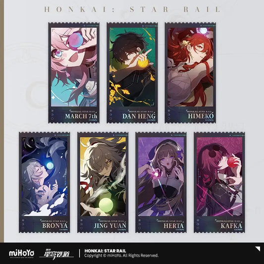 Honkai: Star Rail Departure Countdown Series Commemorative Ticket Set of 7