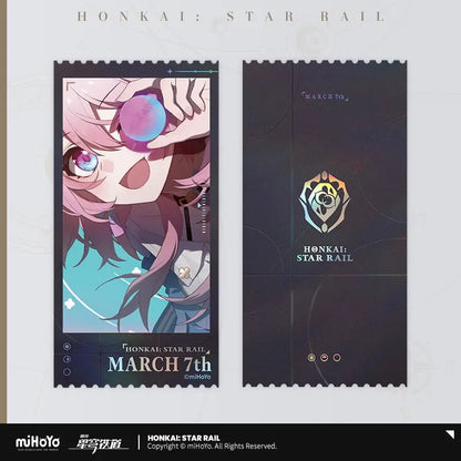 Honkai: Star Rail Departure Countdown Series Commemorative Ticket Set of 7