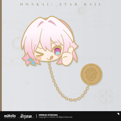 Honkai: Star Rail Pom-Pom Exhibition Hall Series Metal Chain Badge