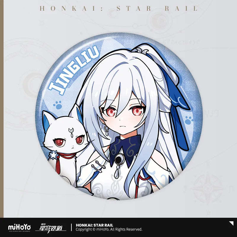 Honkai:Star Rail Tiny Cat Series Character Badge