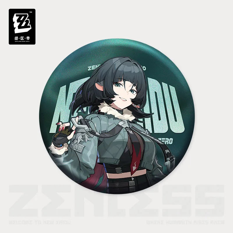 Zenless Zone Zero Tinplate Badge Unknown Faction