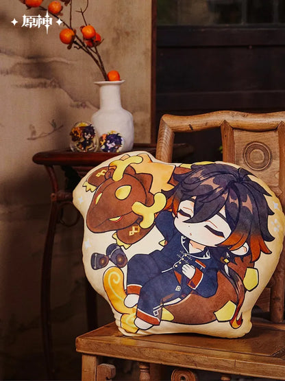 Genshin Impact Zhongli Theme Impression Chibi Pillow