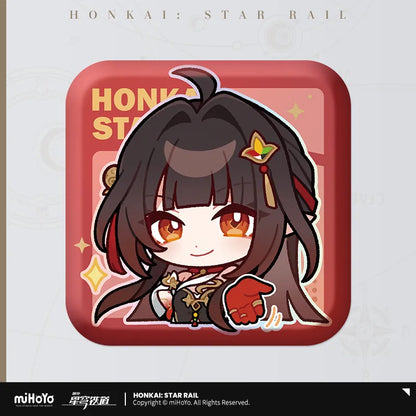 Honkai: Star Rail Pom-Pom Exhibition Hall Series Square Badge