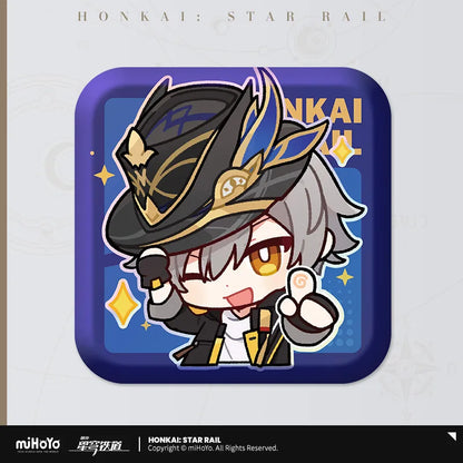 Honkai: Star Rail Pom-Pom Exhibition Hall Series Square Badge