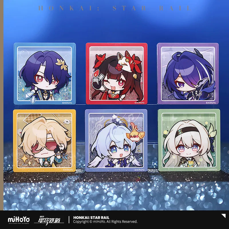 Honkai: Star Rail Pom-Pom Exhibition Hall Series Quicksand Refrigerator Magnet