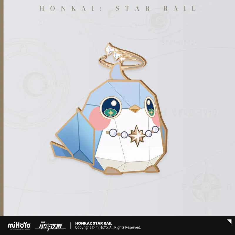 Honkai: Star Rail Jimmy's Interview Studio Series Origami Bird Metal Badge