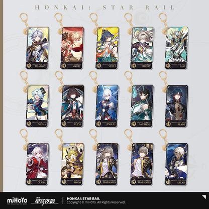 Honkai: Star Rail Destruction Path Character Art Series Acrylic Keychain
