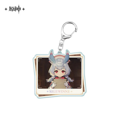 Genshin Impact Character PV Series Acrylic Pendant Keychain