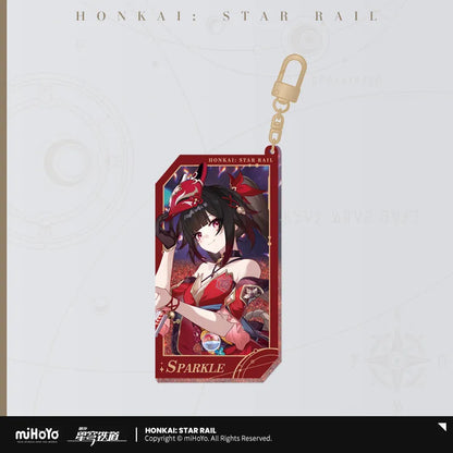 Honkai: Star Rail Star Invitation Series Reflective Quicksand Acrylic Keychain