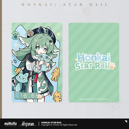 Honkai:Star Rail Tiny Cat Series Laser Ticket Card