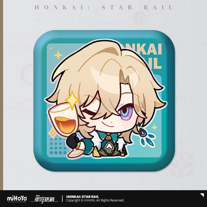 Honkai: Star Rail Pom-Pom Exhibition Hall Series Square Badge