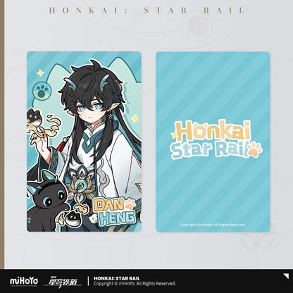 Honkai:Star Rail Tiny Cat Series Laser Ticket Card