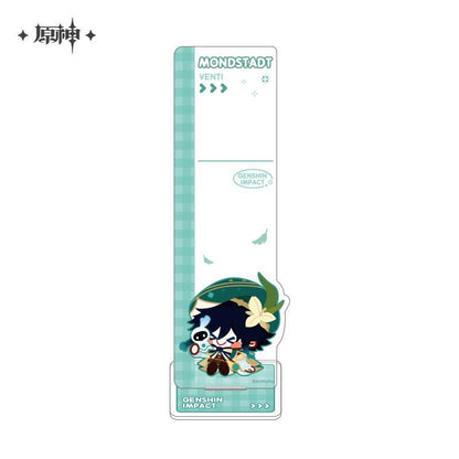 Genshin Impact Chibi Character Sticky Notepad Stand Venti (In-Stock)