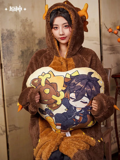 Genshin Impact Zhongli Theme Impression Chibi Pillow