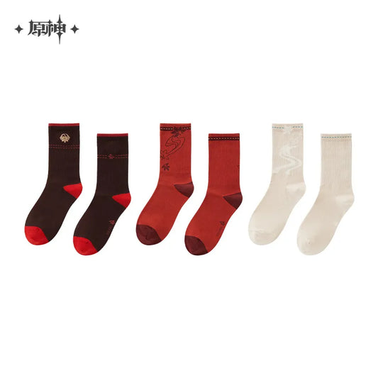 Genshin Impact Kaedehara Kazuha Theme Impression Series Socks Set