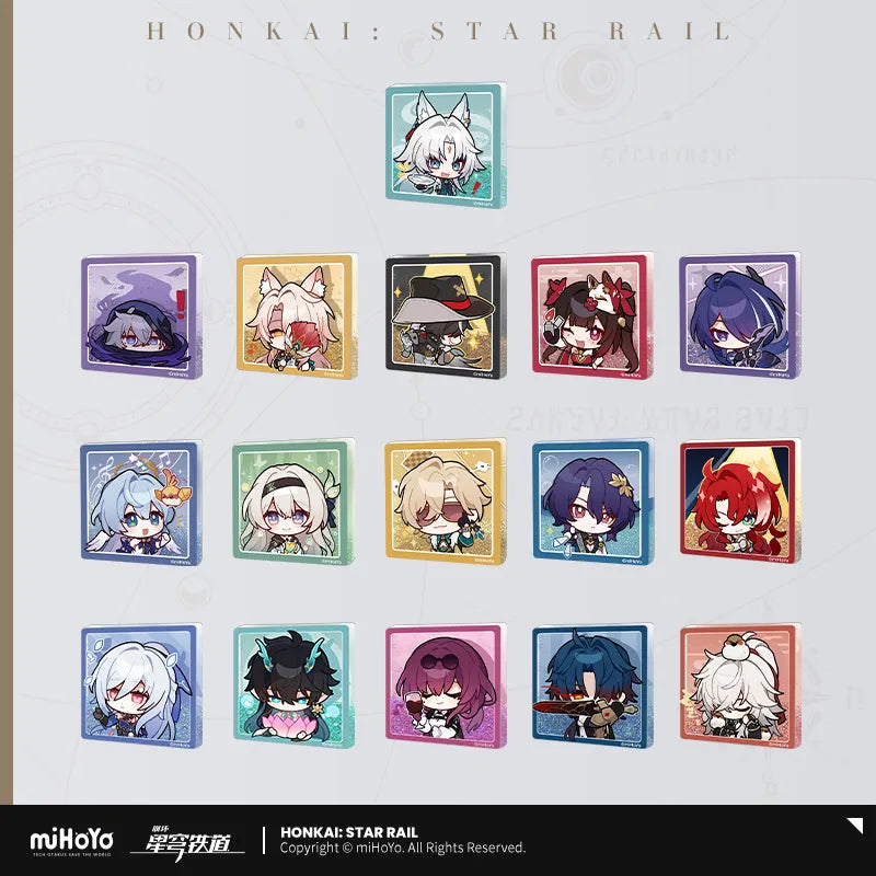 Honkai: Star Rail Pom-Pom Exhibition Hall Series Quicksand Refrigerator Magnet