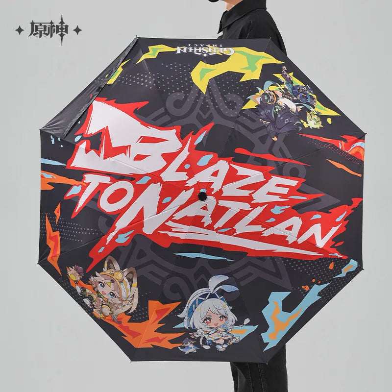 Genshin Impact Blaze To Natlan Foldable Umbrella