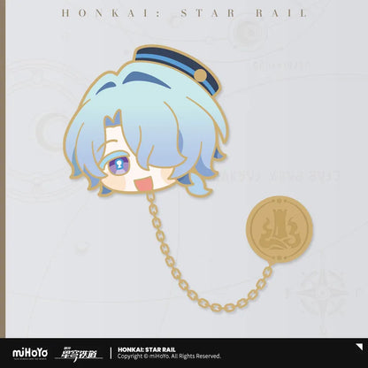 Honkai: Star Rail Pom-Pom Exhibition Hall Series Metal Chain Badge