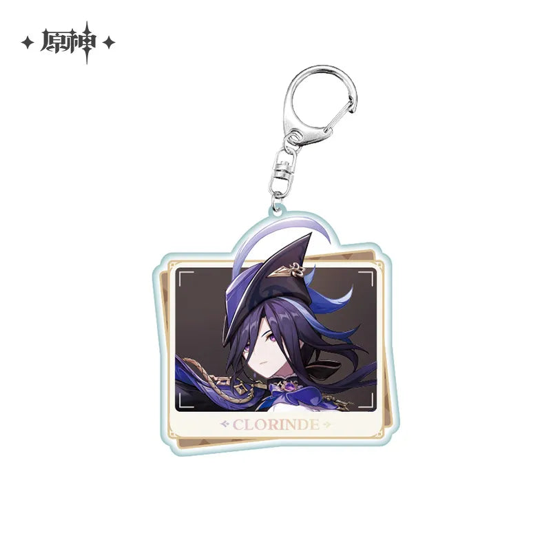 Genshin Impact Character PV Series Acrylic Pendant Keychain