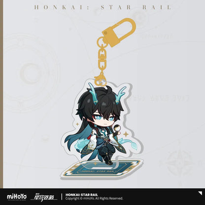 Honkai: Star Rail Train Travel Chibi Series Acrylic Standee Keychain