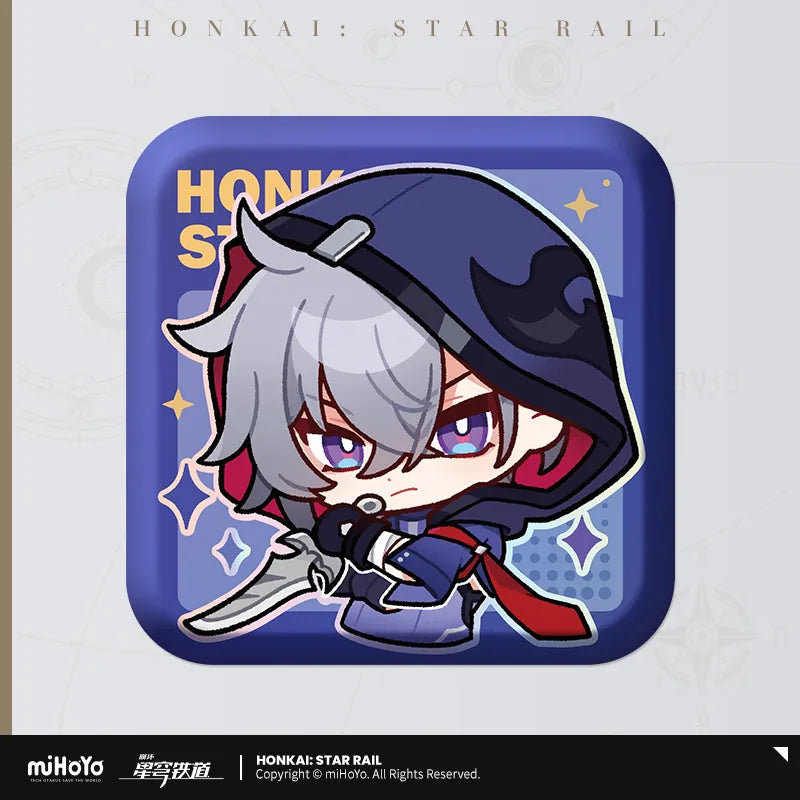 Honkai: Star Rail Pom-Pom Exhibition Hall Series Square Badge