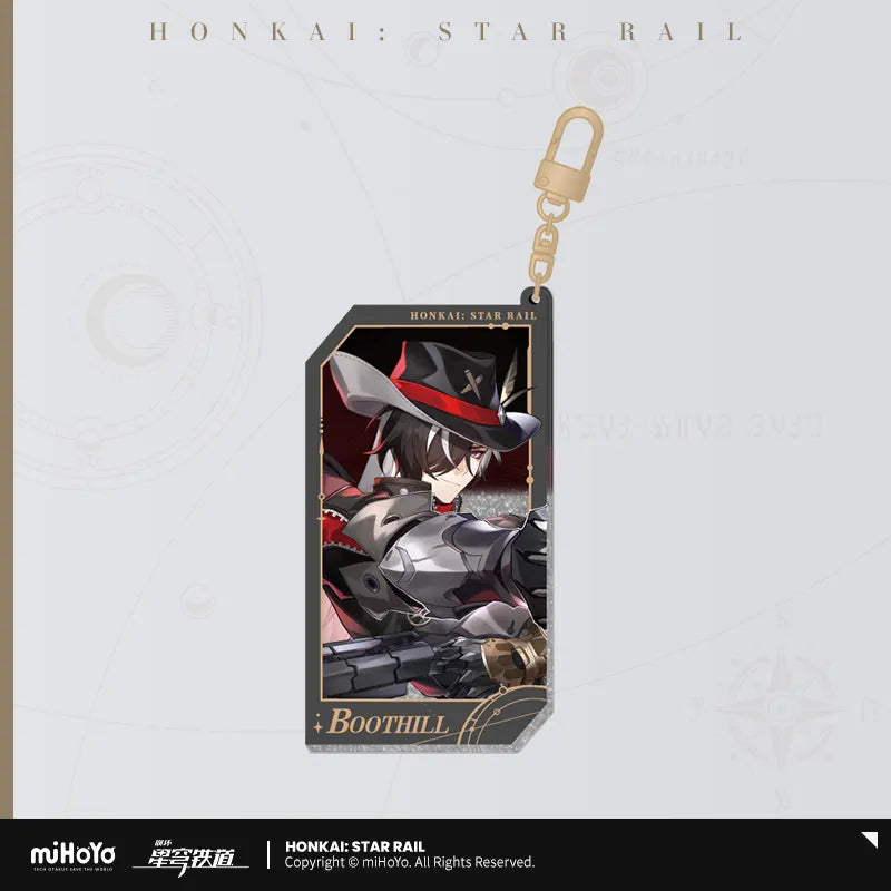 Honkai: Star Rail Star Invitation Series Reflective Quicksand Acrylic Keychain