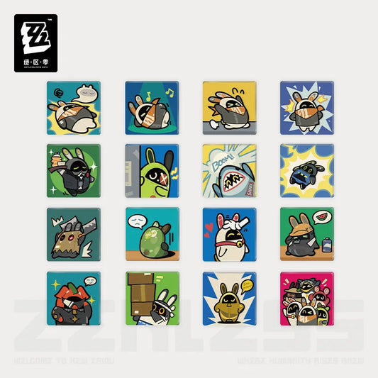 Zenless Zone Zero Bangboo Fridge Magnets (Full Set)
