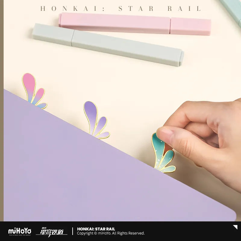 Honkai: Star Rail Acrylic Origami Bird Clash Metal Bookmark