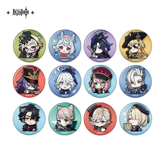 Genshin Impact Chibi Emoticon Series Badge Vol 4