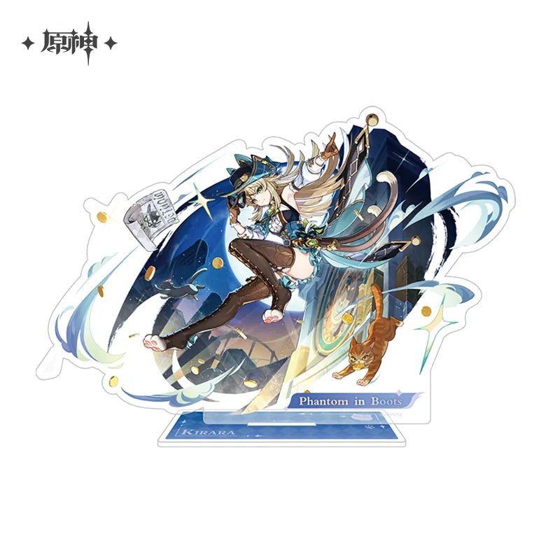 Genshin impact Teyvat Fashion Series Acrylic Standee & Badge