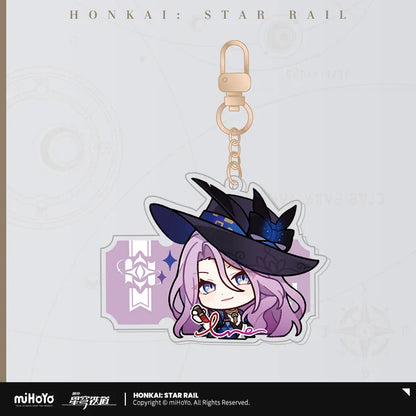 Honkai: Star Rail Pom-Pom Exhibition Hall Series Acrylic Pendant Keychain