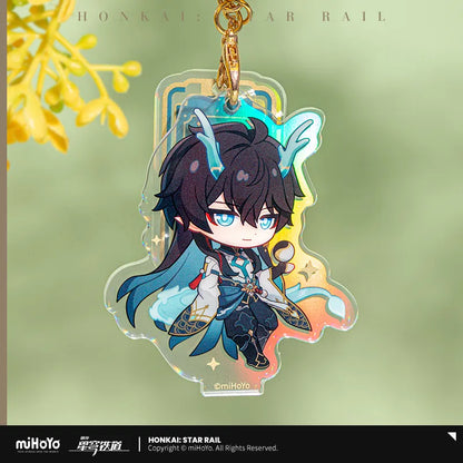 Honkai: Star Rail Train Travel Chibi Series Acrylic Standee Keychain