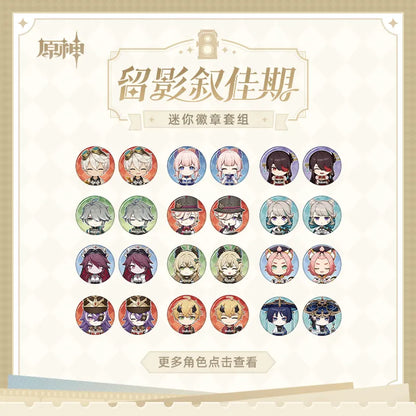 Genshin Impact Photo Reminiscing Series Dual Badge Set Vol 6