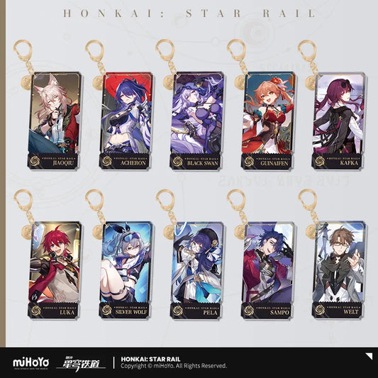 Honkai: Star Rail Nihility Path Character Art Series Keychain