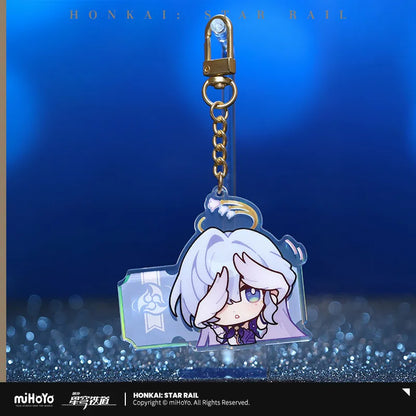 Honkai: Star Rail Pom-Pom Exhibition Hall Series Acrylic Pendant Keychain