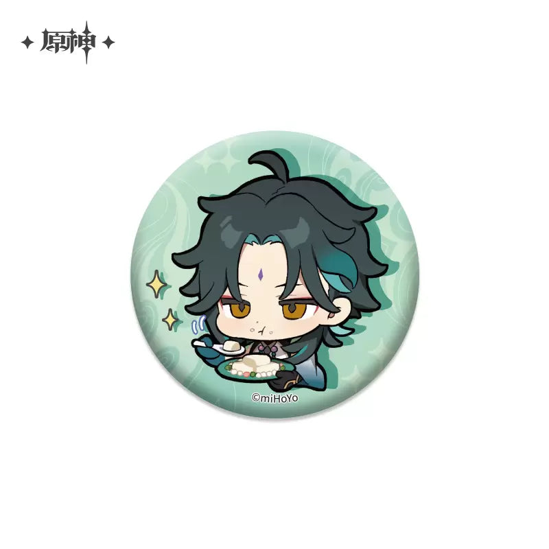 Genshin Impact Chibi Emoticon Series Badge Vol 2