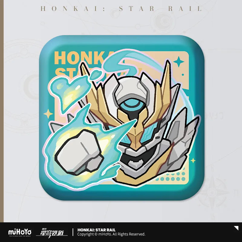 Honkai: Star Rail Pom-Pom Exhibition Hall Series Square Badge