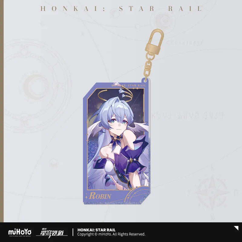 Honkai: Star Rail Star Invitation Series Reflective Quicksand Acrylic Keychain