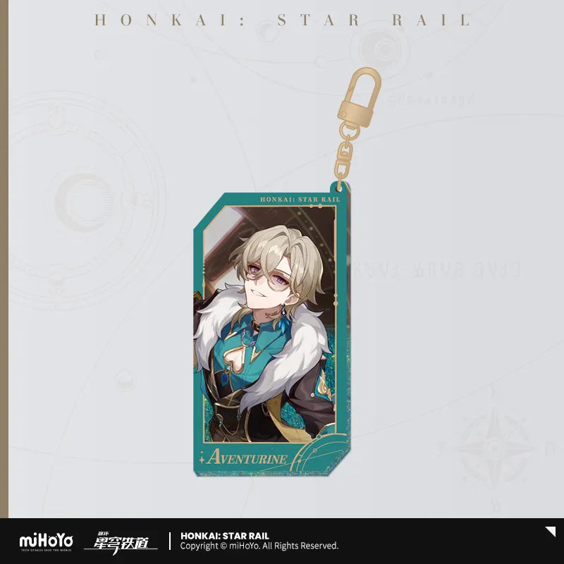 Honkai: Star Rail Star Invitation Series Reflective Quicksand Acrylic Keychain