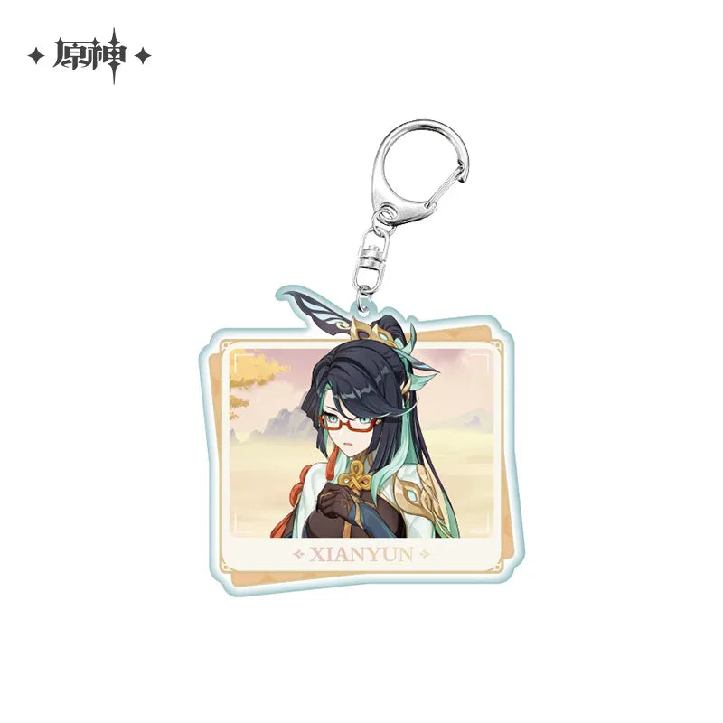 Genshin Impact Character PV Series Acrylic Pendant Keychain